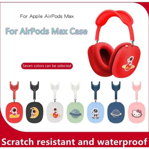 Suitable for Apple AirPods Max protector sleeve cartoon Anime anti-fall Bluetooth headset kawaii silicone for AirPods Max Cases