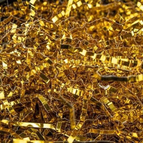 100g Bright Foil Paper Shredded Metal Fold Paper Thread Decoration Gift Birthday Boxes Supplie Party Confetti DIY Filler
