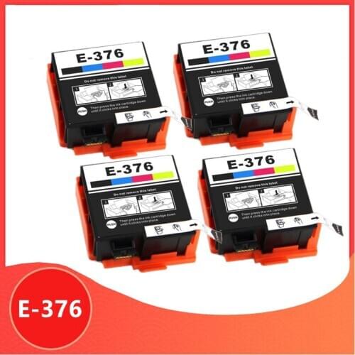 4Pack Compatible ink cartridge inkjet cartridge T3760 T376 376 E376 E-376 For Epson PictureMate PM-525