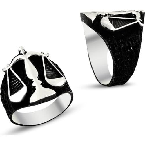 925 Silver Special Design Justice Rings for Men