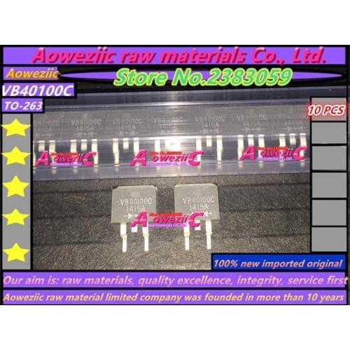 Aoweziic 100% new imported original VB40100C VB40100C-E3/8W rectifier diode TO-263AB Schott rectifier 100V 40A