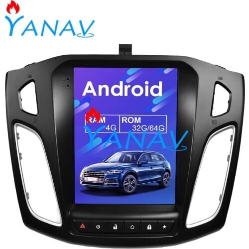 Tesla style Vertical screen Car GPS Navigation For Ford Focus 2012-2018 Head Unit Multimedia radio Player Car Navigation