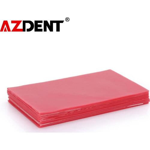 1.3mm/240g 1 box Dental Lab Material Base Plate Red Dental Wax Dentist Auxiliary Material Thickness 1.3mm/2.0mm For Dental Lab