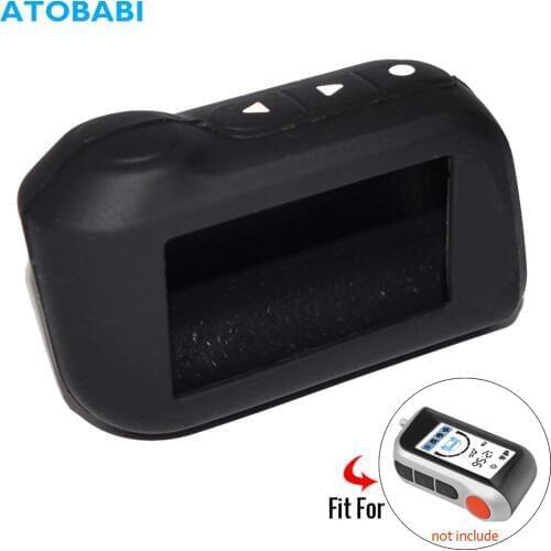 A93 Silicone Car Key Case For Starline A39 A36 A63 A93 Two Way Car Alarm LCD Remote Controller Fob Cover KeyChain Protector Skin