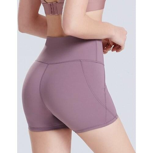 Fitness-Training Summer Women Jogger Workout Athletic Gym Seamless High Waist Slim Peach Hip Lift Yoga Shorts Biker D125