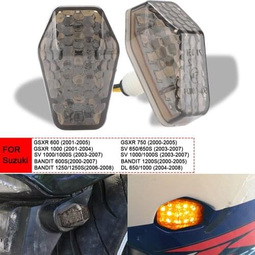 Motorcycle Indicators LED Turn Signal Light Amber signal lamp Blinker for Suzuki GSXR 600 2001-2005 SV 650 / 650S 2003-2007