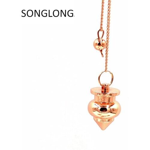 Pendant female pendulum for divination spiritual design reiki symbols charms jewelry for Pendant for crafts pendulum metal