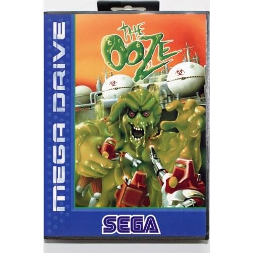 Hottest The Ooze Game Cartridge 16 bit MD Game Card With Retail Box For Sega Mega Drive For Genesis