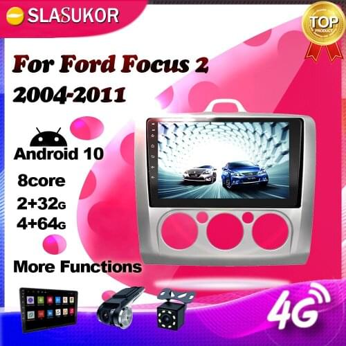 Android Multimedia Video Player Navigation GPS For Ford Focus 2 3 Mk2/Mk3 2004 2005 -2011 Hatchback No 2 din DSP Car Radio DVD