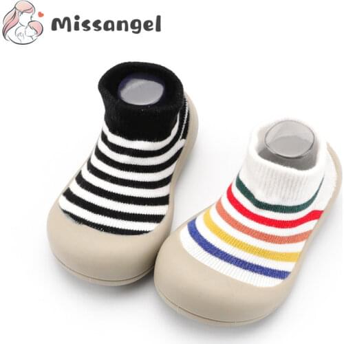 Children Anti-Slip Shoes Newborn Baby Girl Floor Socks Baby Boy Toddler Rubber Sole Indoor Sock Shoes First Walkers for Kid