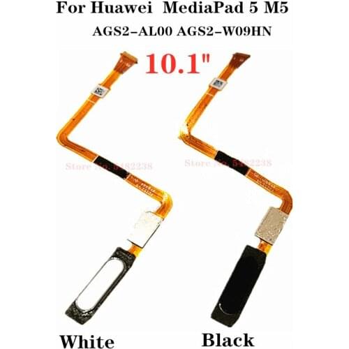 Original For Huawei MediaPad 5 10.1 '' AGS2-AL00/W09HN Tablet Function Fingerprint Sensor Scanner Unlock Home Buttons Flex Cable