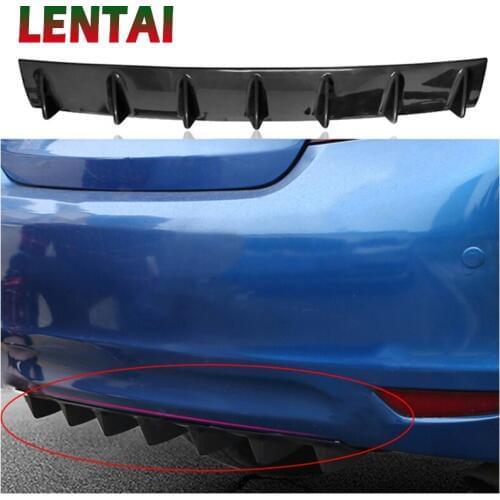 OVERE 1PC Car Rear Bumper Modified Spoiler Shark Fin Styling For Kia Rio Ceed Cerato Sorento Mazda CX-7 6 Mini Cooper R56 F56