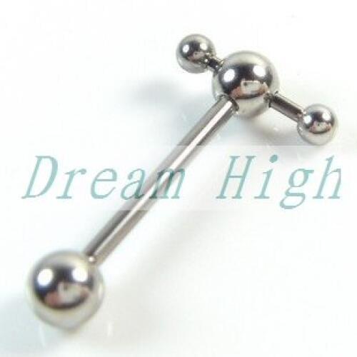 Wholesale Tongue piercing Hot sell cute body piercing Fashion Jewelry 100 pcs/lot 14G 16mm