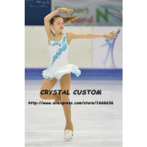 Crystal Custom Figure Skating Dress Girls New Brand Ice Skating Clothes For Competition DR4621