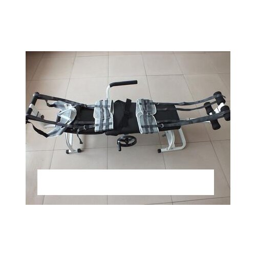 Cervical pelvis adjustable lumbar traction belt with the drop-down fastening tape Strain of lumbar disc herniation bed stretcher