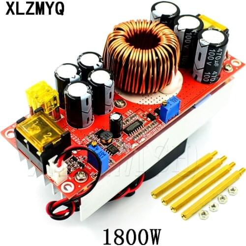 Regulator/Stabilizers 1800W 40A 1500W 30A DC-DC Boost Converter Step Up Power Supply 10-60V to 12-90V adjustable voltage charger