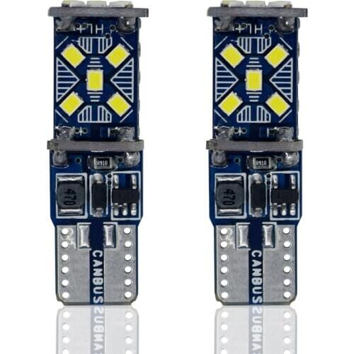 T LED Car Lights2pcs T10 W5W New Super Brigh Auto Wedge Turn Side Bulbs Interior Reading Dome Lamp