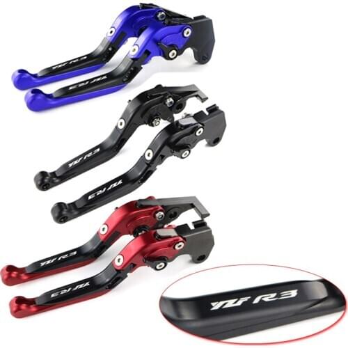 Motorcycle Brake Clutch Lever Fit Fit For Yamaha YZF-R3 2015 2016 2017 2018 Foldable Extendable CNC Adjustable R3 2015-2018
