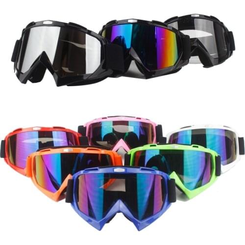 Motorcycle Off-road Goggles Protective Gears Flexible Cross Helmet Face Mask Motocross ATV Dirt Bike UTV Eyewear Gear Glasses