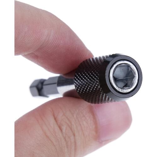 1 Piece Hex Shank Magnetic Rod Adapter Plus Pole Quick-release Self-locking Drill Screwdriver Quick Transfer Accessories DN113