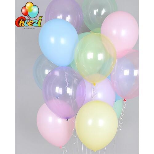 20pcs 10inch Crystal Latex Balloon Macaron latex helium ballon Wedding Decoration Birthday Party Supplies Home Decor Baby Shower