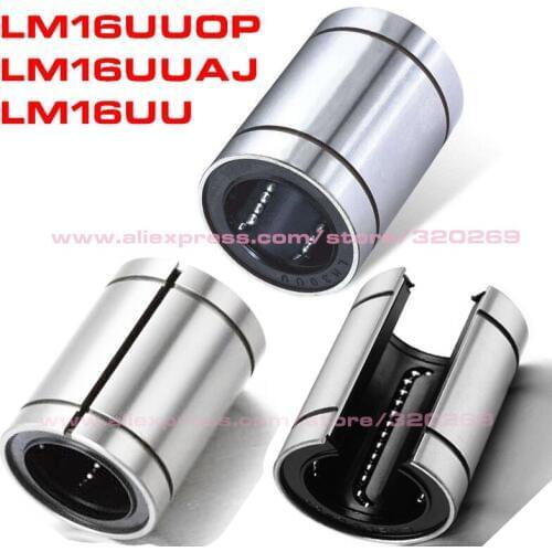 4pcs LM16UU 16x28x37Mm Linear Motion Bearing for 16Mm Shaft