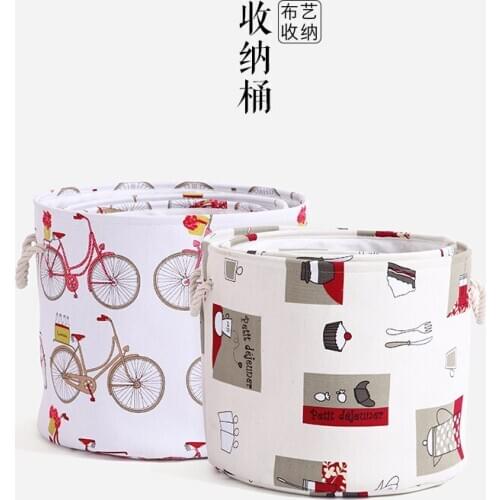 Mingei Household Laundry barrels oversized storage basket Tianyuan Yi Yi Ran home debris bucket cloth clothing sorting box toys