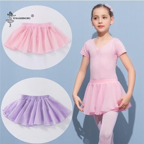 Kids Ballet Skirts Girls Tutu Skirt Fluffy Children Ballet Pettiskirt Kids Skirts Princess Tulle Party Dances Skirts Miniskirt