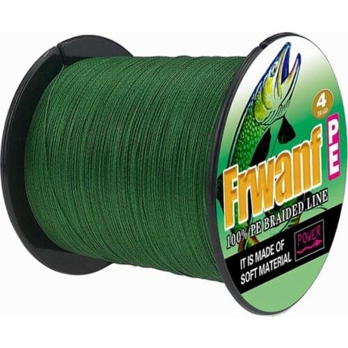 Frwanf 4 Braid 100M Pe Braided Fishing Line 4 Strand Super Strong Multifilament Thread For Carp Fishing