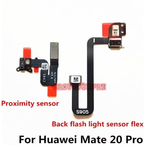 Proximity Distance Light Sensor Back Flash Light Sensor Flex Cable for Huawei Mate 20 Pro Replacement Parts