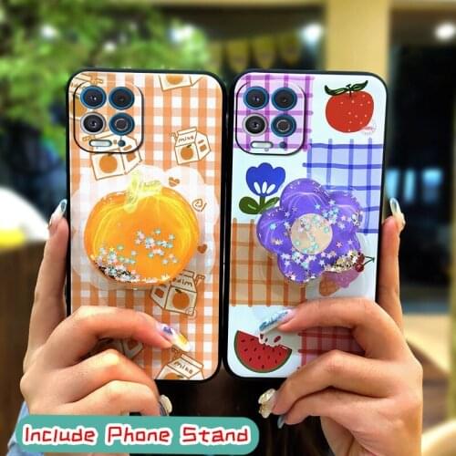 Dirt-resistant Cute Phone Case For MOTO Edge S/G100 Kickstand Anti-dust Back Cover For Woman
