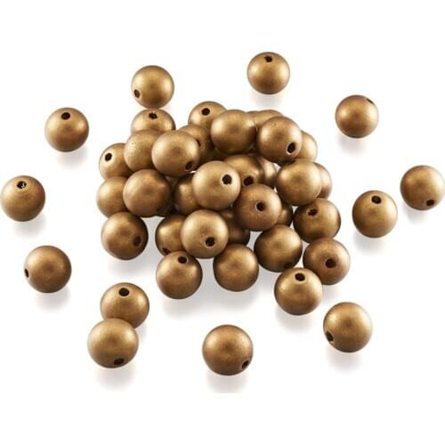 Dyed Natural Wood Round Beads Lead Free Mixed Color for DIY Jewelry Findings Making Necklace Accessories Decor