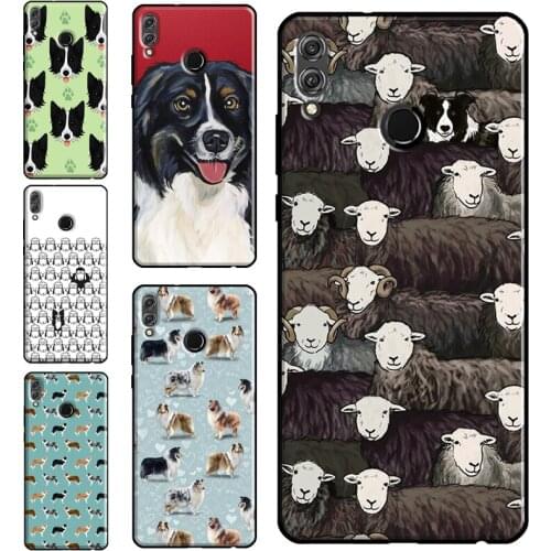 Cartoon Border Collie Case For Huawei Honor 10 Lite 10X 8X 9X 6A 8A 9A 7S 8S 7C 7A 4C 6C 20 Pro 10i Cover Shell