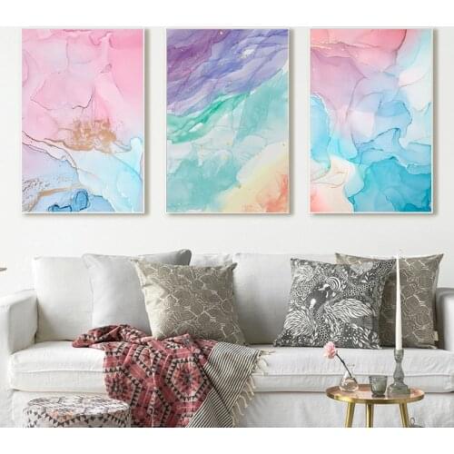 RUOPOTY 3pc/Set DIY Painting By Numbers Modern Abstract Acrylic Paint Canvas By Numbers Wall Art Picture For Home Decors