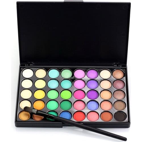 New 40 Color Matte Eyeshadow Beauty Palette Eye Shadow Cosmetic Glitter Waterproof Long Lasting Makeup Tools