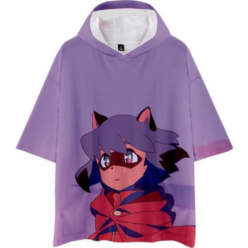 New Anime tshirt BRAND NEW ANIMAL Cosplay T-shirt BNA Michiru Costume loose Tee Top Unisex Tops T Shirt