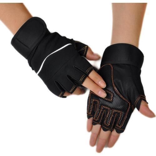 Man Half-finger Gloves Body Building Training Weight Lifting Gloves Workout Half Finger Fitness Exercise Gym Fitness GYM Gloves