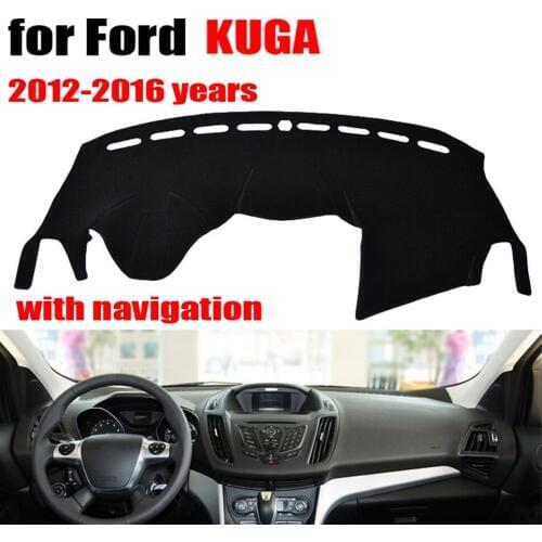 Car dashboard covers mat for Ford Escape /KUGA With navigation 2012-2016 left hand drive dashmat dash covers Auto accessories