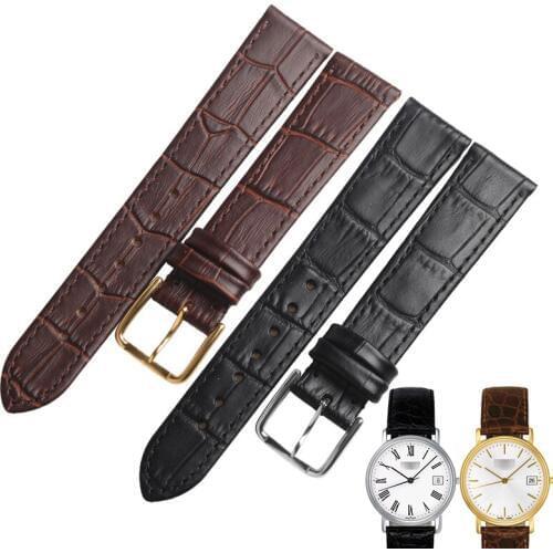 WENTULA watchbands for tissot T52 calf-leather band cow leather Genuine Leather leather strap watch band man