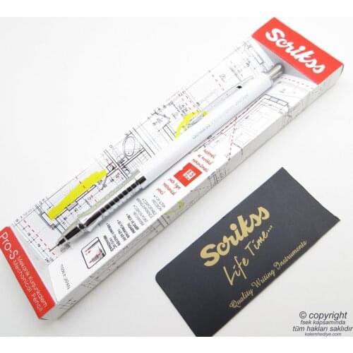Scrikss PRO-S 0.5mm White | İsme Special Pen