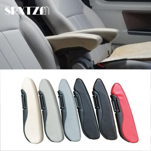 Truck Universal Armrest Seat Adjustable Car Center Console Arm Rest Box Interior Accessories Leather Car-Styling Parts