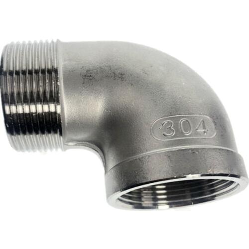 Female x Male Street Elbow Threaded Pipe Fitting Stainless Steel 304 BSP