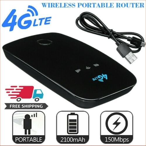 Portable 4G LTE WIFI Router 150Mbps Mobile Broadband Hotspot SIM Unlocked Wifi Modem 2.4G Wireless Router