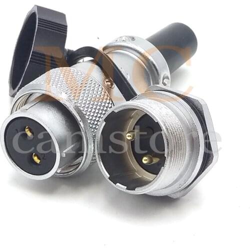 WS20 2~12Pin Electrical Circular Connector Male Female Cable Plug Socket for LED/Power/Lighting Equipment