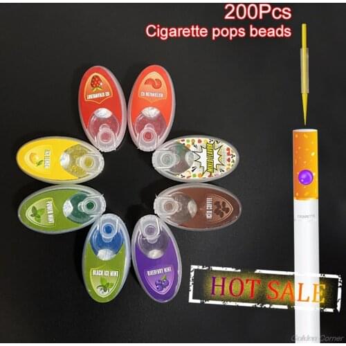 200Pcs Menthol Capsule Mint Beads Explosion Pops Mix Fruit Flavor Cigarette Filter Brush Ball for Smoking Ju28 21 Dropshipping
