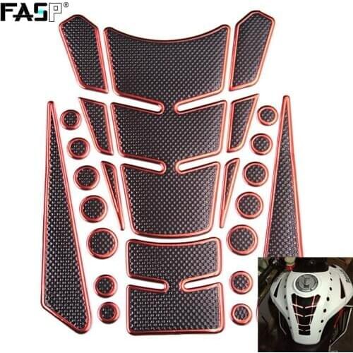 3D DIY Sticker Motorcycle Gel Oil Gas Fuel Tank Pad Protector Sponge soft rubber Decal