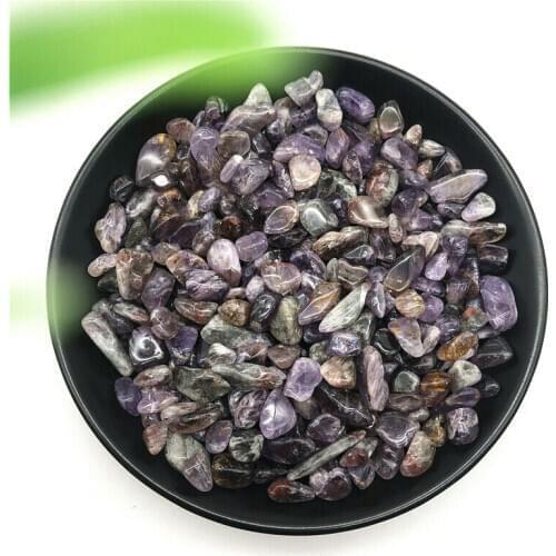 50g 3 Size Purple Quartz Rutilated Gravel Crystal Tumbled Bulk Healing Mineral Natural Stones and Minerals