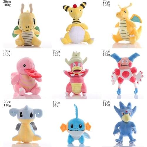 Pokemon 8-inch Meowth Ampharos Venusaur Mewtwo Charizard Golduck Anime Plush Child Birthday Gift