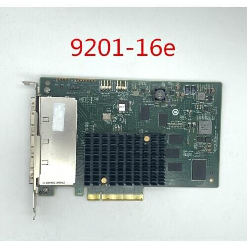 9201-16e LSI00276 riginal New 16 port HBA JBOD SFF8088 Mini-SAS 6Gb PCI-E 2.0 X8 Controller Card