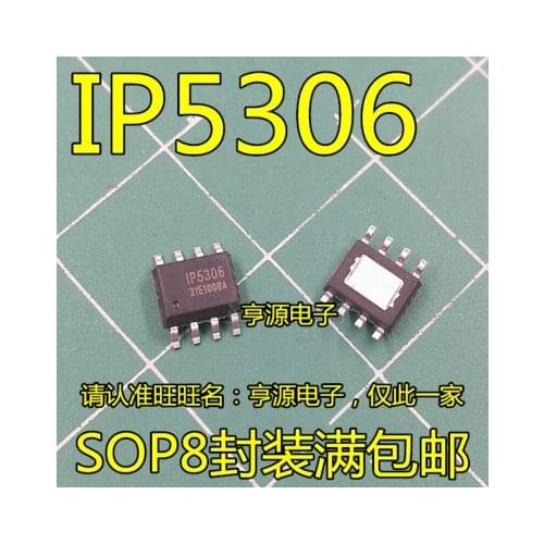 Free shipping 100PCS IP5306 SOP8